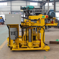 Machine à fabriquer des blocs QT40-3A à faible investissement, machine à briques électrique mobile de type poulailler