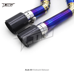 Sistema de <span class=keywords><strong>Escape</strong></span> Catback de Titanio Boska de Alto Rendimiento para <span class=keywords><strong>Audi</strong></span> <span class=keywords><strong>S3</strong></span> 2.0T 2015-2023 con Válvula Eléctrica y Silenciador ¡OFERTA! - Product Image 5
