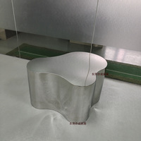 Table basse de luxe en acier inoxydable, table basse miroir moderne pour salon, table basse de forme personnalisable