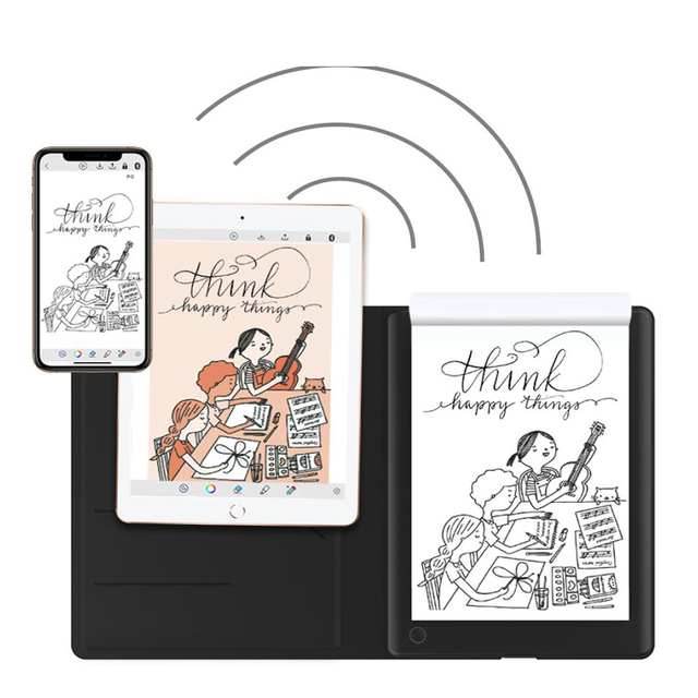 VSON Smart Notebook Smart Writing Pad With Real A5 Paper Pen Writing and Built-in Memory for Office and Art