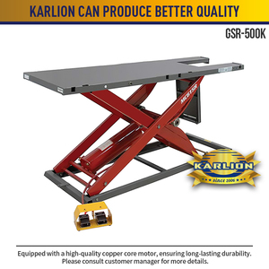 <span class=keywords><strong>Table</strong></span> élévatrice hydraulique et <span class=keywords><strong>pneumatique</strong></span> pour <span class=keywords><strong>moto</strong></span> KARLION GSR-500K 500 kg avec certification CE Durée de vie de 10 ans - Product Image 3