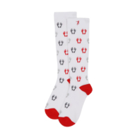 Chaussettes hautes personnalisées avec logo, chaussettes de sport athlétiques, chaussettes de course à pied, chaussettes de compression hautement élastiques, personnalisées