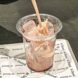 Gobelets en plastique PET jetables transparents de 16 oz avec logo personnalisé imprimé, couvercles de 98 mm, gobelet pour boissons froides, thé à bulles, café et plus - Product Image 4