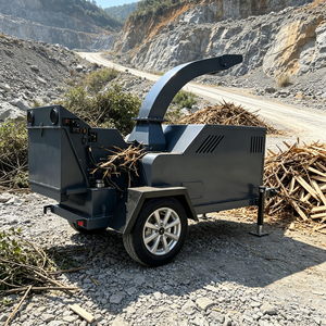 Broyeur de bois, déchiqueteuse de bois, <span class=keywords><strong>moteur</strong></span> agricole forestier à entraînement direct pour la coupe - Product Image 1