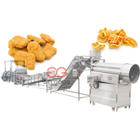Friteuse Commerciale Automatique Professionnelle pour la Production de Poulet Frit, Tranches de Porc, Gâteaux de Poisson et Snacks