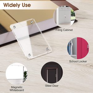 Cadre photo magnétique en acrylique pour film 3 pouces Cadre photo double face pour réfrigérateur <span class=keywords><strong>Fujifilm</strong></span> Instax <span class=keywords><strong>Mini</strong></span> <span class=keywords><strong>11</strong></span> 12 EVO <span class=keywords><strong>Polaroid</strong></span> - Product Image 3