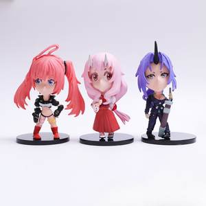 Q versión 6 uds conjunto Modelo figura de <span class=keywords><strong>Anime</strong></span> <span class=keywords><strong>Rimuru</strong></span> <span class=keywords><strong>Tempest</strong></span> figuras de acción Benimaru Shuna Shion Soei modelo muñeca - Product Image 5