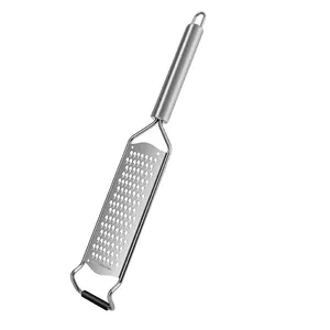 Professional Sharp Stainless Steel Extra Wide Blade Lemon Zester Grater Ginger Garlic Parmesan Cheese Grater with Handle