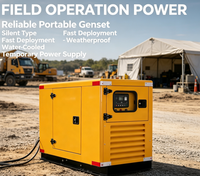 15kVA 20kVA Montierter Geräuscharmer Dieselgenerator für Straßenbauprojekte Mobile Stromversorgung für den Außenbereich