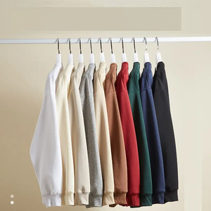 Jersey de punto con hombros caídos, suéter de cuello redondo, suéter estampado con logotipo personalizado - Product Image 3