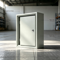 Armoire électrique murale étanche IP65 en acier laminé à froid de marque LXD, personnalisable en usine, avec serrure, tension/courant personnalisables