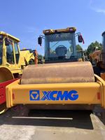 Compacteur vibrant à tambour unique d'occasion 22 tonnes XS223J, rouleau compresseur routier d'occasion, compacteur de sol 22000KG, fiable, original Chine