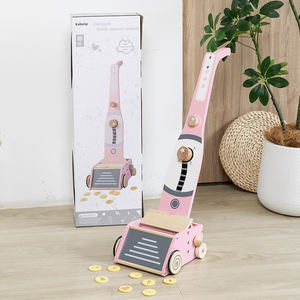 Nouveau Design en bois éducation précoce travaux ménagers Simulation jouets enfants jeu de rôle ménage ménage <span class=keywords><strong>aspirateur</strong></span> Montessori pour les enfants - Product Image 6