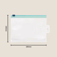 Sac cosmétique transparent PVC fermeture éclair trousse de toilette pochette de maquillage cosmétique étanche vinyle organisateur étui pour voyage salle de bain