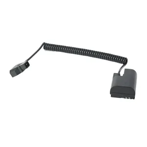 Kabel Koil Konektor Tap D Baterai Isi Ulang Lp-e6 untuk Kamera Canon R5 R5C R6 5DII III 5DIV 5D4 6D 6DII 60D 70D 80D.