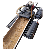 Drague à or portable, installation de lavage par aspiration, bateau de dragage à or, petite machine de dragage d'or pour rivière