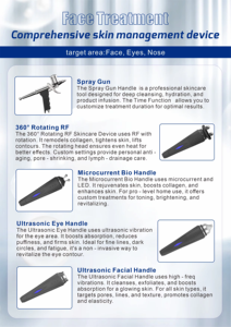 Appareil portable de microdermabrasion ultrasonique à jet d'<span class=keywords><strong>oxygène</strong></span> pour le visage, pour le resserrement de la peau, l'élimination des rides, le <span class=keywords><strong>traitement</strong></span> de l'acné et l'anti-âge - Product Image 6