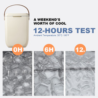 Glacière à isolation thermique avec logo personnalisé 10L avec poignée Everich ODM/OEM grande capacité de boisson pour le stockage du vin nouvelle mode