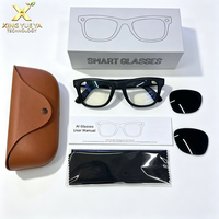 Lunettes Intelligentes MT5-Ultra AI avec Caméra 8MP, Traduction IA en Temps Réel, Musique, Transmission Wi-Fi et Étui de Charge