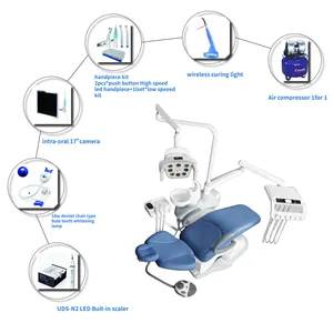 الفاخرة الأسنان المعدات كرسي طبيب أسنان مجموعة سعر الوحدة الأسنان عيادة مفتوحة الأسنان وحدة مجموعة
