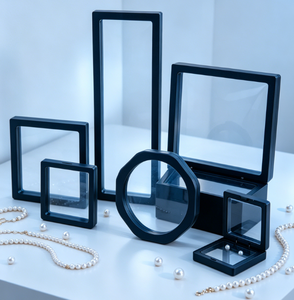 Plastic Square Jewelry Suspension <b>Box</b> Buckle Closure Packaging <b>Box</b> for Rings Earrings <b>Necklaces</b> Bracelets and Storage - Product Image 5