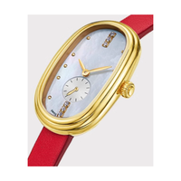 Montres en acier de conception et fabrication usine, avec mouvement japonais à petite seconde similaire à un diamant, pour marque privée