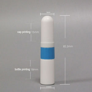 Dos en uno de doble propósito 5ml Aceite esencial Aromaterapia Tubos de inhalador nasal en blanco Mecha de algodón Rollo en botella con bola de metal - Product Image 3