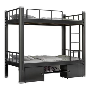 Lits superposés en acier, hôtel, double étage, Letto a <span class=keywords><strong>Castello</strong></span> Con Scrivania, Yurt Ranza, lit double, lit superposé - Product Image 6