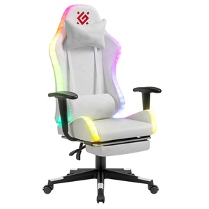 Silla de Juego Ergonómica de Oficina Ejecutiva de Cuero Sintético con Reposapiés, Silla de Juego RGB con Cojín Grueso Popular de <span class=keywords><strong>Bosnia</strong></span> - Product Image 5