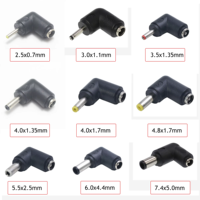 Conector adaptador de ordenador portátil común macho hembra DC Power 6,0*4,4/4,0x1,7/3,0*1,1/5,5*2,5 5,5*2,1 terminales de enchufe