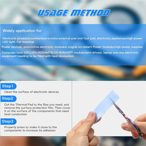 Dẫn nhiệt <span class=keywords><strong>Pad</strong></span> cách nhiệt Silicone <span class=keywords><strong>Pad</strong></span> nhiệt khoảng cách <span class=keywords><strong>pad</strong></span> cho CPU/LED/PCB Silicone nhiệt <span class=keywords><strong>Pad</strong></span> GPU SSD nhiệt <span class=keywords><strong>Pad</strong></span> - Product Image 4