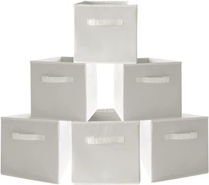Foldable Cube Storage Bin Non woven fabric foldable Drawer Dividers storage box toy clothes organizer