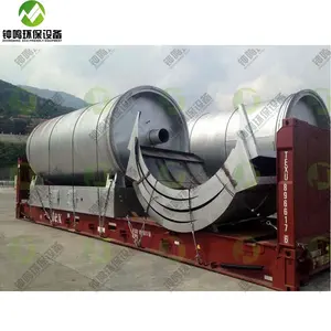 Waste Tire Pyrolysis Recycling Plant Line For Sale