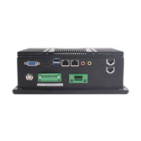 Ordinateur industriel tout-en-un de 8 pouces système d'exploitation Windows 10 4 * RJ45 GPIO 24V DC entrée panneau à surface plate Pc pour une utilisation robuste
