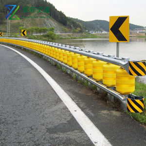 Barrera de Seguridad Anticollisión para Carreteras, Barrera Rodante Galvanizada por Inmersión en Caliente, Barrera de Seguridad Rodante de EVA - Product Image 4