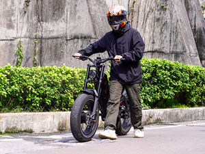 Bicicleta Eléctrica de Montaña con Suspensión Completa, Mini, 500w, Nueva, 26 Pulgadas, Batería de Litio 52V, Motor en el Buje Trasero - Product Image 5