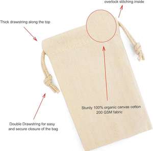 Custom Print Homemade Eco Friendly Food Storage Reusable Organic Canvas Cotton Linen <b>Bread</b> <b>Bag</b> - Product Image 3