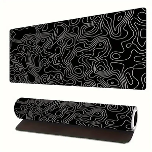 Tấm lót bàn làm việc hình chữ nhật cỡ lớn XXL cao cấp, chất lượng cao, chống trượt, lót chuột lớn, chống thấm nước, họa tiết địa hình, dùng chơi game - Product Image 1