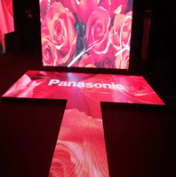 Écran LED interactif couleur pour sol extérieur, affichage publicitaire vidéo, idéal pour mariages et boîtes de nuit