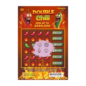 Nuevo Diseño Interesante de Tarjetas de Lotería con Números de Serie Personalizados, Logotipo Personalizado, Impresión de Boletos de Lotería con Números de la Suerte - Product Image 4