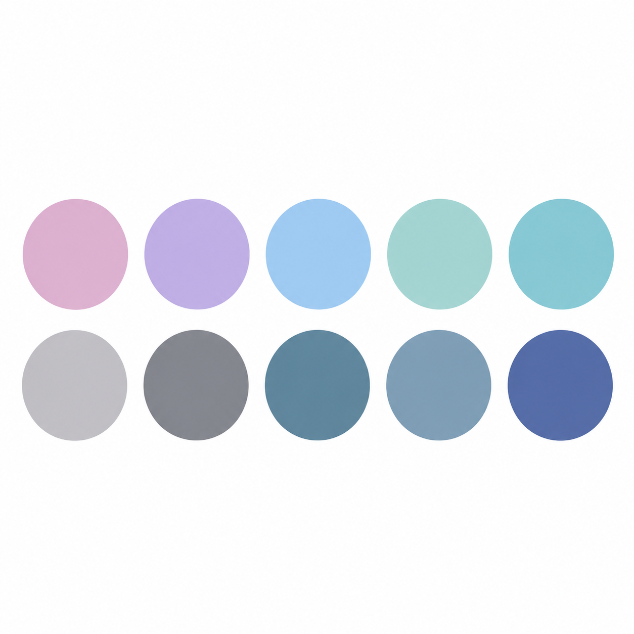 Morandi 10 couleurs rond
