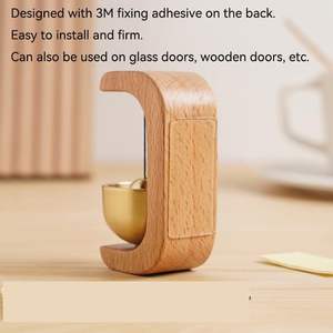 กระดิ่งประตูไม้รูปหกเหลี่ยมแบบแม่เหล็ก ลายนกหัวขวาน <span class=keywords><strong>ราคา</strong></span>ดีที่สุด เป็นมิตรกับสิ่งแวดล้อม สำหรับตกแต่งบ้าน ป้ายติดผนัง งานฝีมือ - Product Image 3