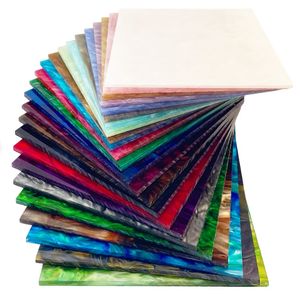 Hojas de color negro madre perla hojas de acrílico de mareas cerúleas tablero de panel de plástico - Product Image 5