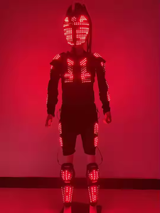 Nuevos <span class=keywords><strong>disfraces</strong></span> LED hechos a mano para DJs y ropa de escenario Atractivo atuendo de actuación de Cosplay con características de baile iluminadas - Product Image 4