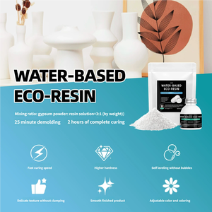 Resina Ecológica en Polvo para Moldeo, Poliuretano sin Burbujas, Jesmonite DIY a Base de Agua, Kit de 1.3 kg, Resina Ecológica No Tóxica - Product Image 2