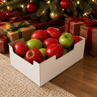 Boîte à légumes pliable en carton ondulé, gain de place, impression personnalisée, papier kraft, stockage et expédition de fruits et légumes frais