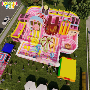 Parque Inflable Infantil de Dulces, Mundo de Dulces, Corazán, Grandes Parques Inflables, Parque Inflable - Product Image 1