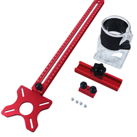 Outils de travail du bois fraisage Guide rond routeur à bois cercle gabarit menuiserie cercle coupe perceuse localisateur
