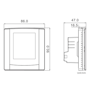 Màn Hình Lập Trình <span class=keywords><strong>Bacnet</strong></span> Nhiệt Độ Phòng Cuộn Dây Quạt Điều Khiển Mstp Fcu Thông Minh Nhiệt Với Wifi - Product Image 6