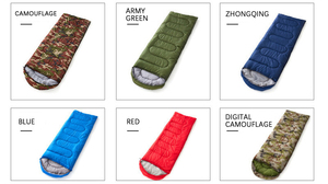 Sac de couchage momie avec duvet de canard Utilisation quatre saisons pour le camping en plein air/la randonnée/le voyage Vente d'usine - Product Image 6